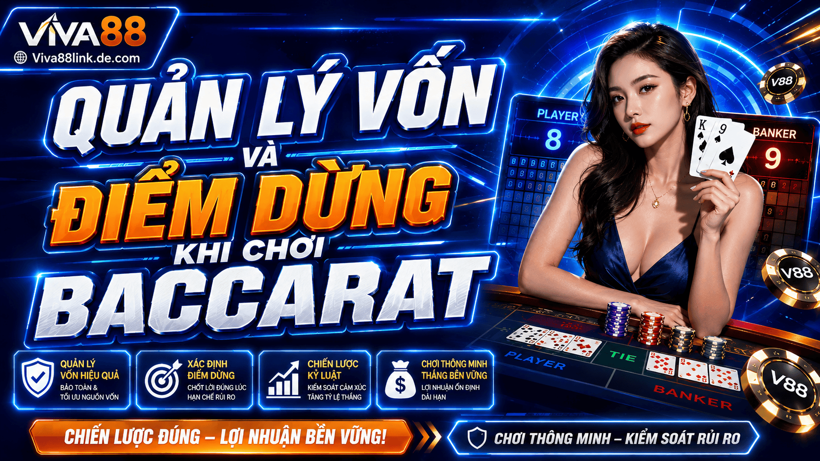 Quản lý vốn và điểm dừng khi chơi Baccarat Quản lý vốn và điểm dừng khi chơi Baccarat