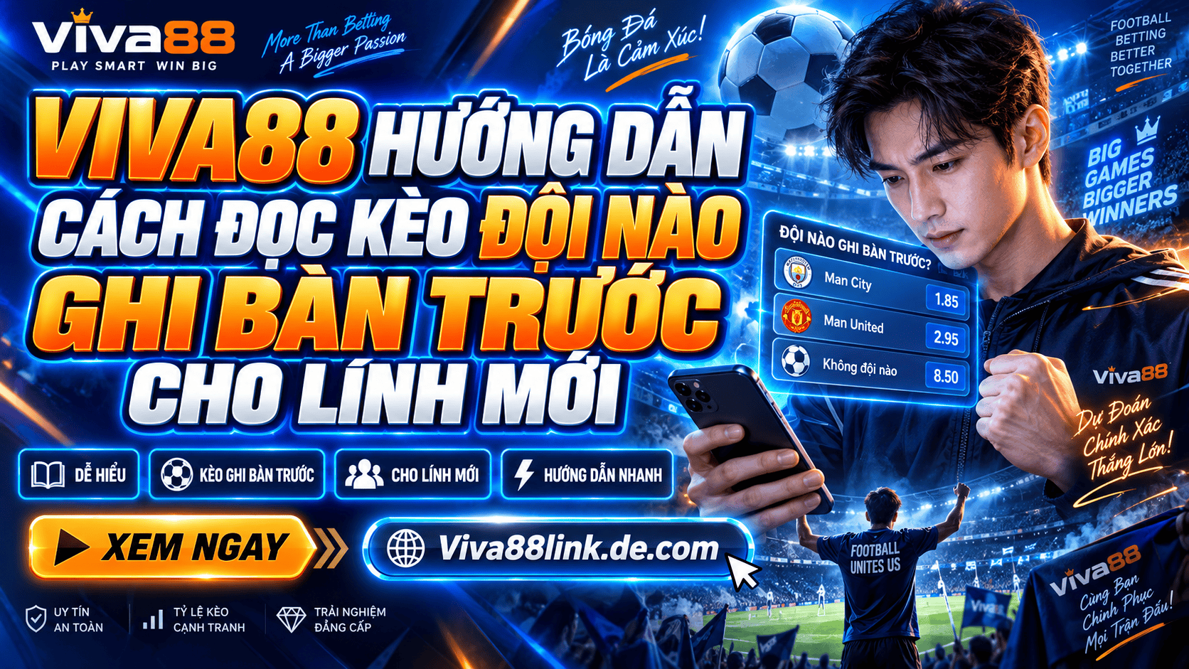 Viva88 hướng dẫn cách đọc kèo đội nào ghi bàn trước cho lính mới Viva88 hướng dẫn cách đọc kèo đội nào ghi bàn trước cho lính mới