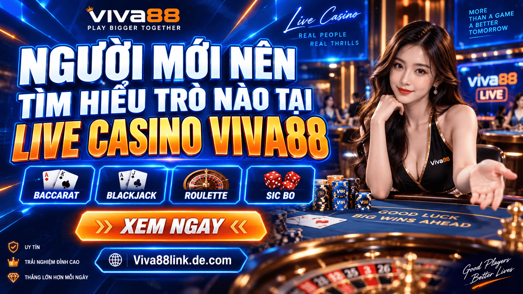 Người mới nên tìm hiểu trò chơi nào tại Live Casino Viva88 Người mới nên tìm hiểu trò chơi nào tại Live Casino Viva88