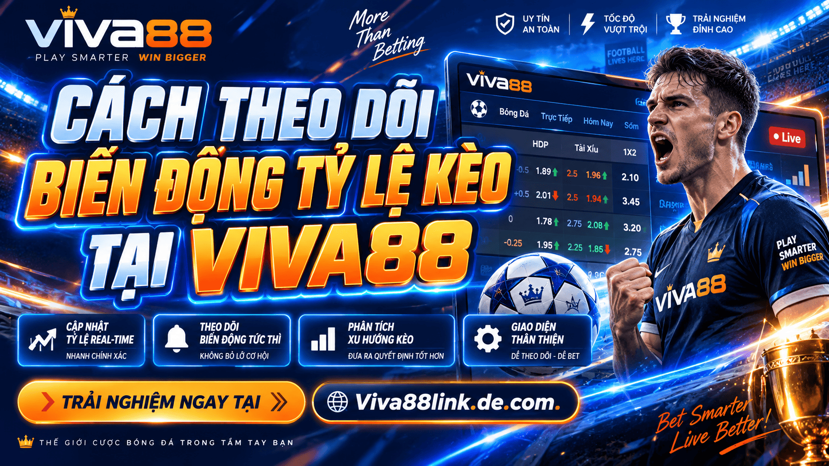 Cách theo dõi biến động tỷ lệ kèo tại Viva88 Cách theo dõi biến động tỷ lệ kèo tại Viva88